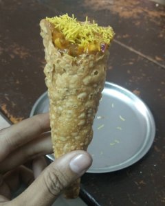 the bhaji cone