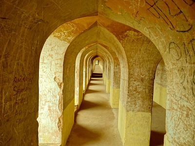 The interiors of Bara Imambara
