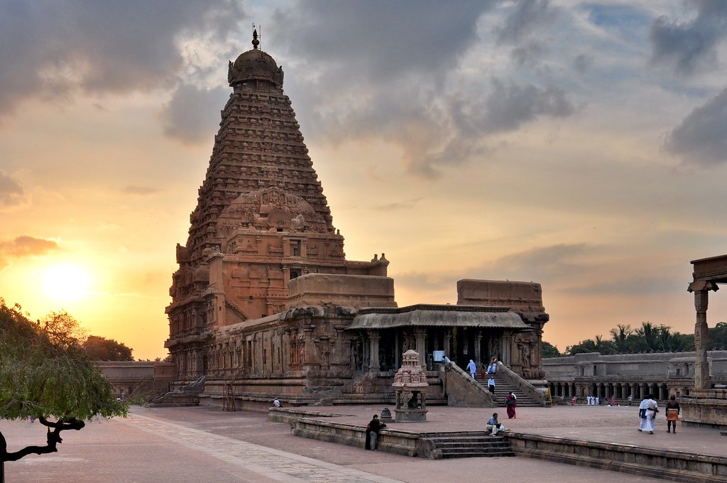 Famous Brihadisvara Temple, Thanjavur In Tamil Nadu