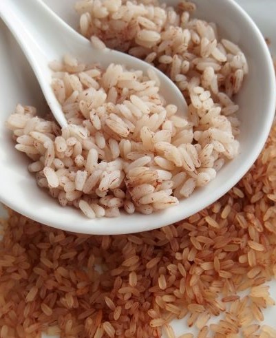  Bowl of cooked matta rice