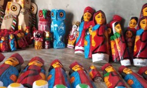 Wooden dolls inspired by mythological characters