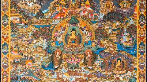 Life-of-Buddha-Thangka-Painting