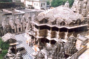 Aerial View of the Eklingji temple