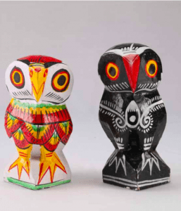 The special and infamous wooden owl which was also used to worship Goddess Lakshmi