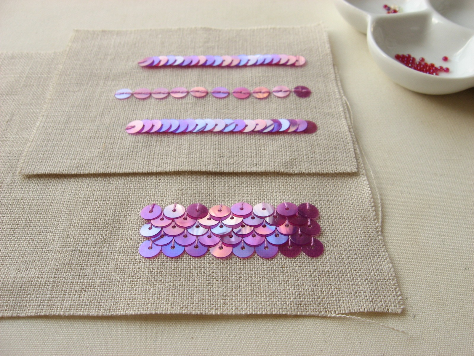 Displaying Various Methods to use sequins