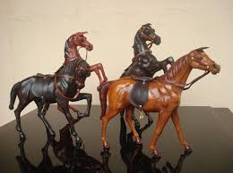 horses made by leather