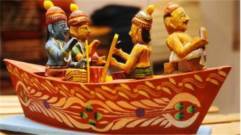 men in a boat-Nirmal toys