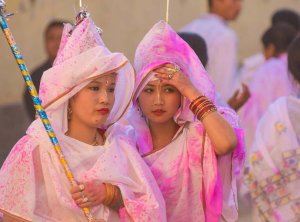 Women celebrating Yaosang festival
